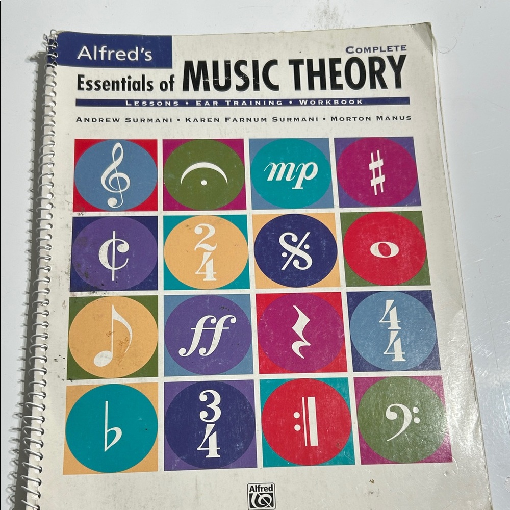 Not Rated Music Theory Workbook with Black and White Pages